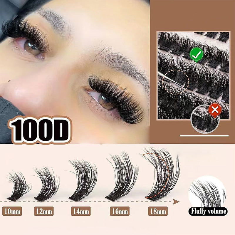 Fluffy DIY Curly Lash Clusters