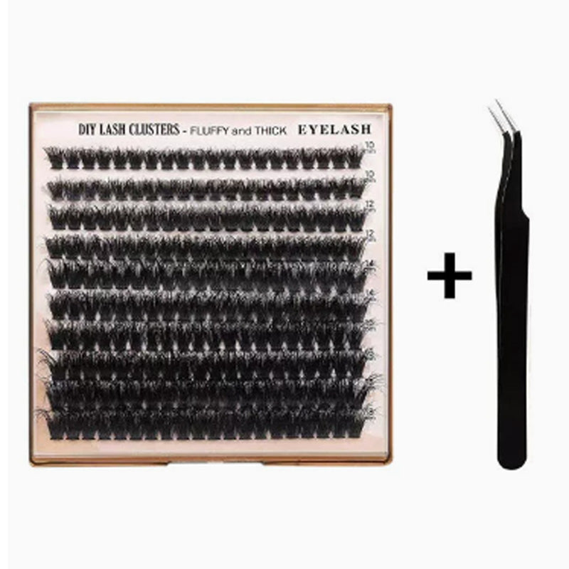 Fluffy DIY Curly Lash Clusters