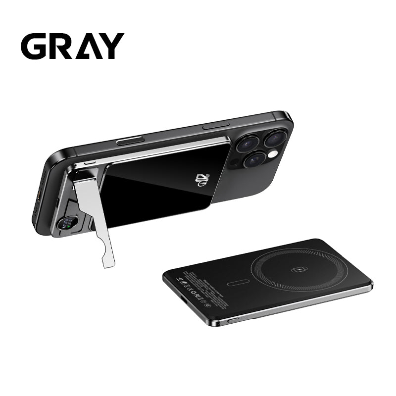 ⏳Limited time 50% discount💥Ultra Thin Magnetic Portable Charger with Stand