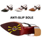 Women's Stylish Pointed Toe Chunky High-heel Sandals