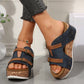 🔥LAST DAY PROMOTION - 50%OFF🔥Cutout Platform Wedge Sandals（The more you buy, the higher the discount）