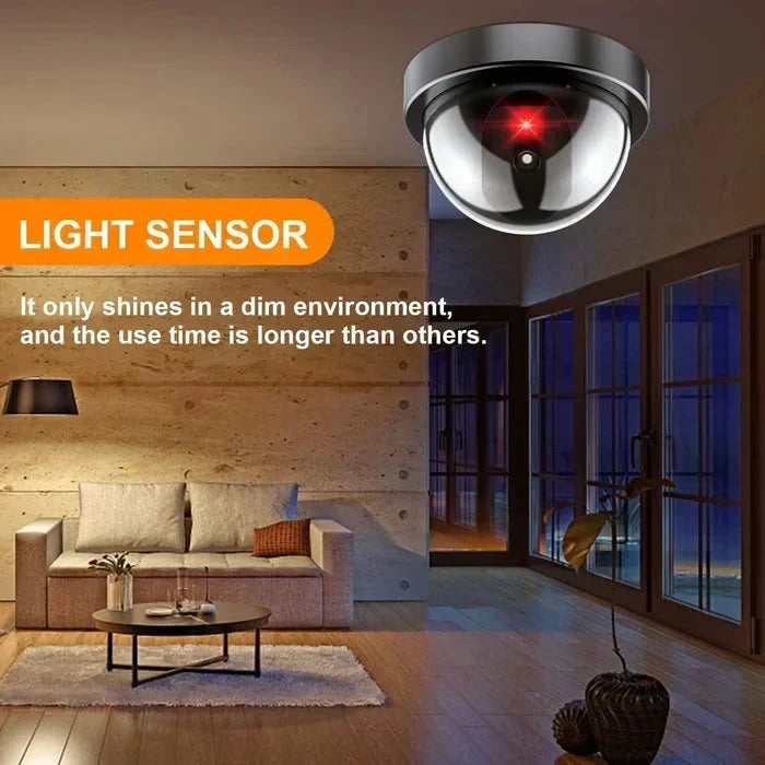 📹💡Simulation Surveillance Camera with Lights – Realistic Deterrent, Easy to Install, Indoor & Outdoor Use