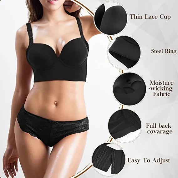 💖LAST DAY SALE 50% OFF💖Back Smoothing Bra with shapewear