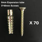 🔥Hot Sale 50%🔥Upgraded Serrated Iron Expansion Screw