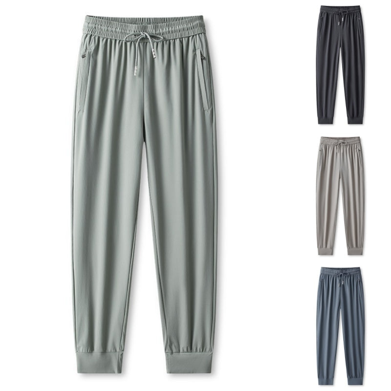 🎁2026 New Arrivals 50% OFF💖Ice Feel Quick-Dry Athletic Pants – Cooling Fabric, Loose Fit & Moisture-Wicking (M–4XL) 🌿👖