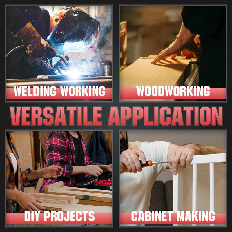 🛠️ A must for hands-on professionals! One clip and you're steady, no more fumbling!