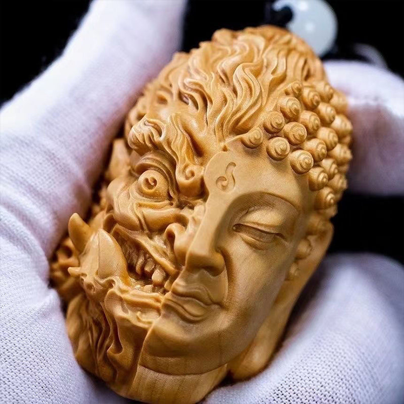 Exquisite Carved Solid Wood Patchwork Ornaments