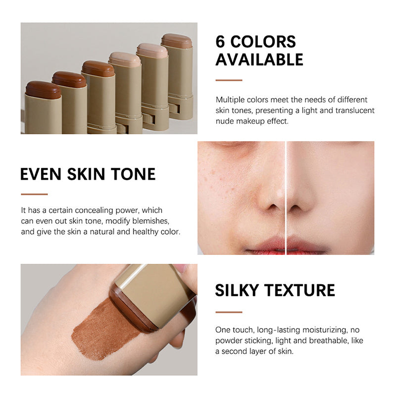 🏖️Essentials for on-the-go make-up in 2026☀️Summer 50% Off Limited-Time Offer🎨Hydrating & Brightening Essential Foundation Stick