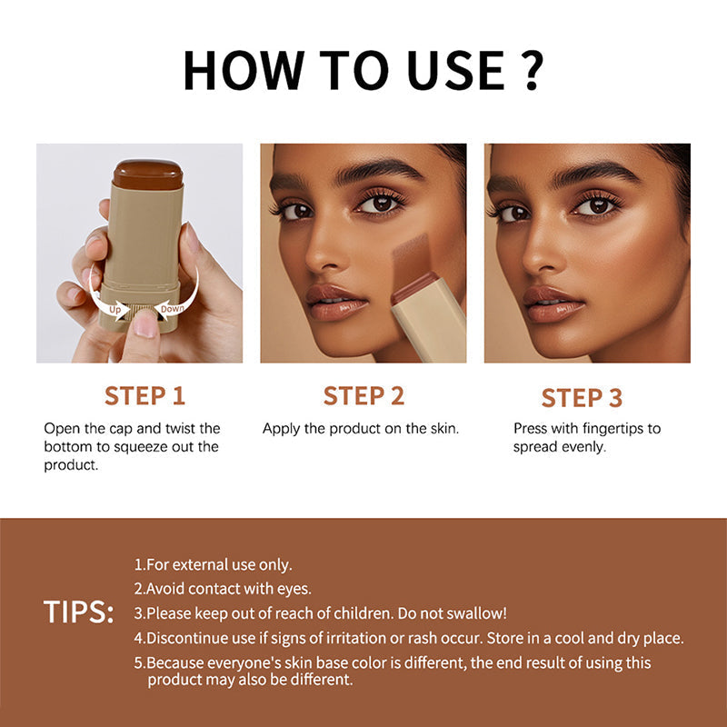 🏖️Essentials for on-the-go make-up in 2026☀️Summer 50% Off Limited-Time Offer🎨Hydrating & Brightening Essential Foundation Stick