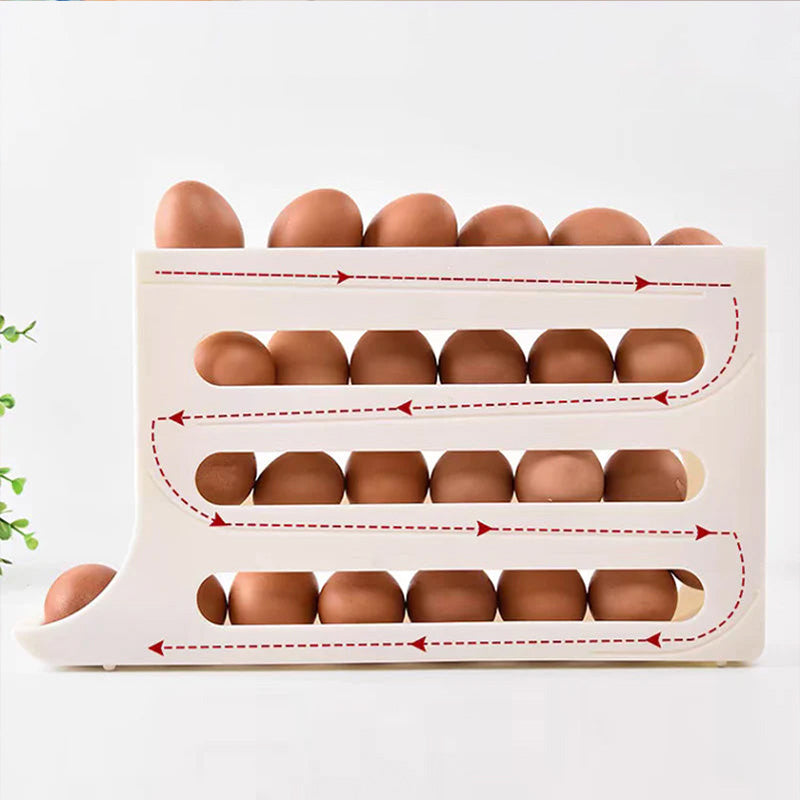 🥚4-Tier Tilted Design Egg Storage Rack