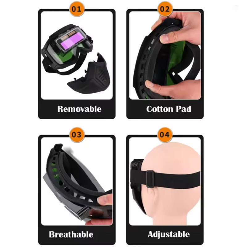✨LAST DAY SALE 55% OFF✨Auto-Darkening Welding Helmet for Eye Safety