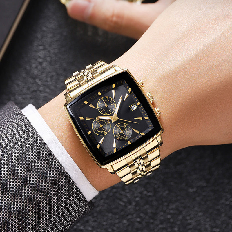 ⌚Men's Multifunctional Waterproof Quartz Watch