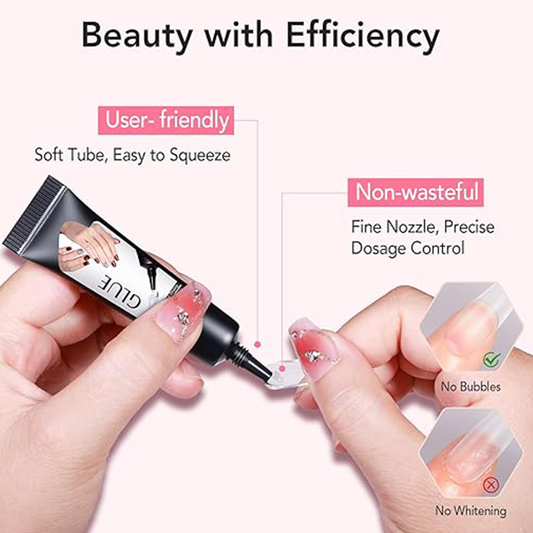 🥳2026 BUY 1 GET 1 FREE🥳💞50K+ SOLD!💅Extra Strong Nail Glue + Remover Set
