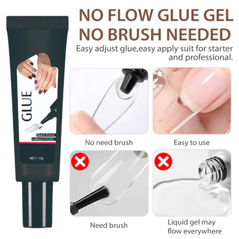 🥳2026 BUY 1 GET 1 FREE🥳💞50K+ SOLD!💅Extra Strong Nail Glue + Remover Set