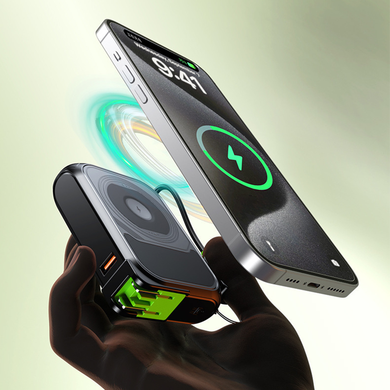 Portable Wireless & Wired Charging Power Bank