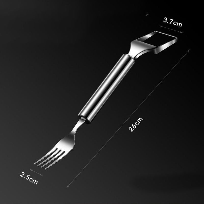 ⏳Limited time 50% off⏳🍉2 in 1 Stainless Steel Fruit Cutter Fork Slicer