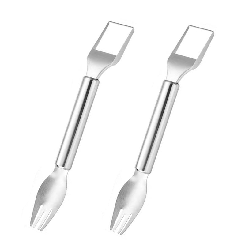 ⏳Limited time 50% off⏳🍉2 in 1 Stainless Steel Fruit Cutter Fork Slicer
