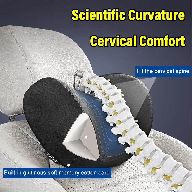 ⏳Time-Limited Special⏰Aviation-Grade Car Neck Pillows and Lumbar Support Cushions
