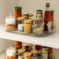 Multifunctional Clear Rotating Organizer for Kitchen