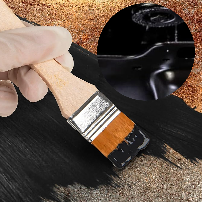 🔥2026 New Arrival ＆ Hot Sale ＆ 50％ Off🔥Rust Converter Metallic Paint – One coat stops rust, no sanding, no fumes. Dries to a sleek metal finish. Perfect for garden tools & gates. 🔨🛡️