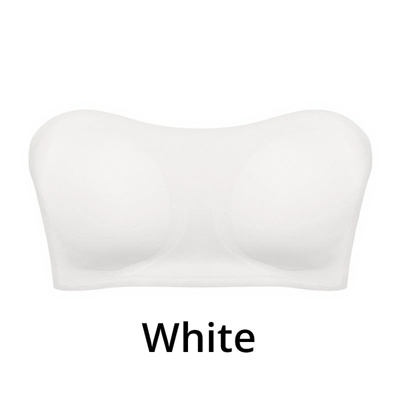 ✨Hot Sale 50% OFF🔥Women's Non-Slip Strapless Wireless Bra with Crossover Side Closure