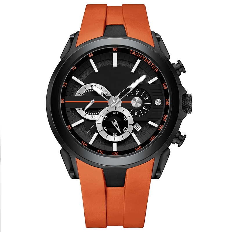 💎Stylish Sports Watch with Luminous Display, Silicone Strap and Waterproof Design