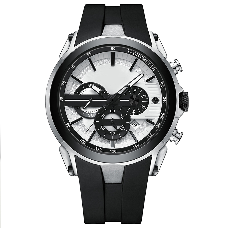 💎Stylish Sports Watch with Luminous Display, Silicone Strap and Waterproof Design