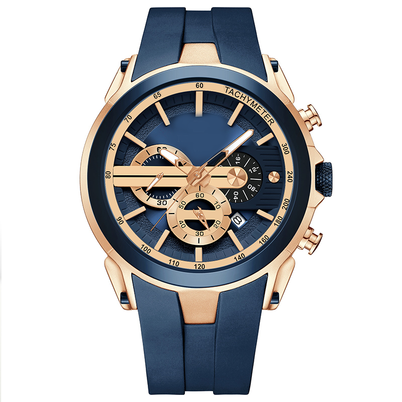 💎Stylish Sports Watch with Luminous Display, Silicone Strap and Waterproof Design