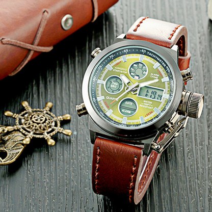 ⏳Time-limited Special⌛Vintage Dual-Display Waterproof Mechanical Watch