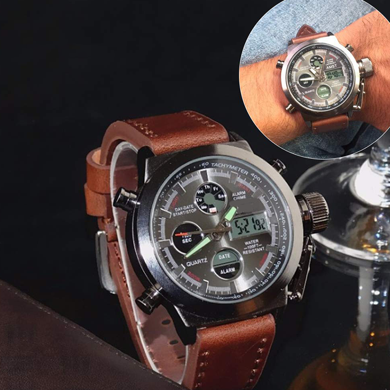 ⏳Time-limited Special⌛Vintage Dual-Display Waterproof Mechanical Watch