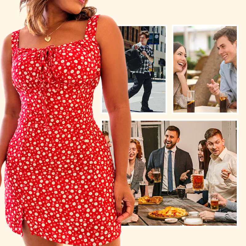 🌸Buy 2 pieces and get free shipping🌸Floral Print Spaghetti Strap Mini Dress