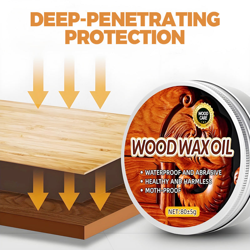 💖Waterproof, Anticorrosive & Renovation Wood Wax Oil for Wooden Furniture
