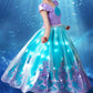 Mermaid-Themed Light-Up Party Dress Set for Kids