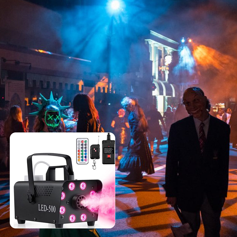 ⏳Time-limited Special⏰Portable Fog Machine with LED Lights & Remote Control