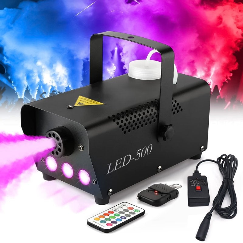 ⏳Time-limited Special⏰Portable Fog Machine with LED Lights & Remote Control