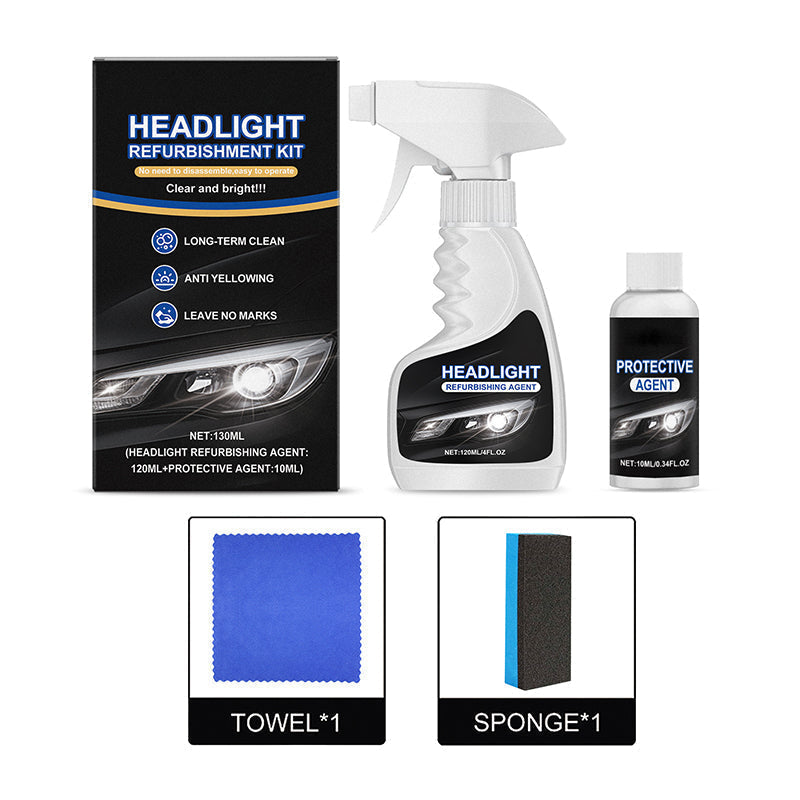 🚘Black Friday Sale 43% OFF!!⚡ Automotive Headlamp Restoration Fluid, blurring enhanced crystalline coating refurbisher
