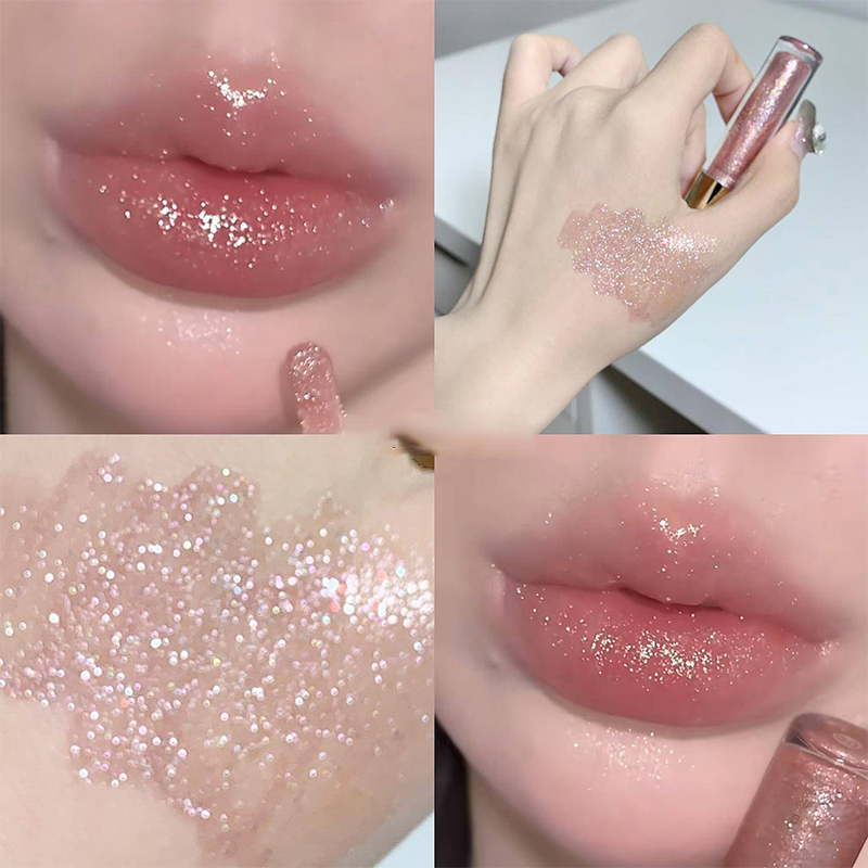 💕Buy 1 Get 1 Free🎉Hydrating High-Gloss Glittery Lip Gloss