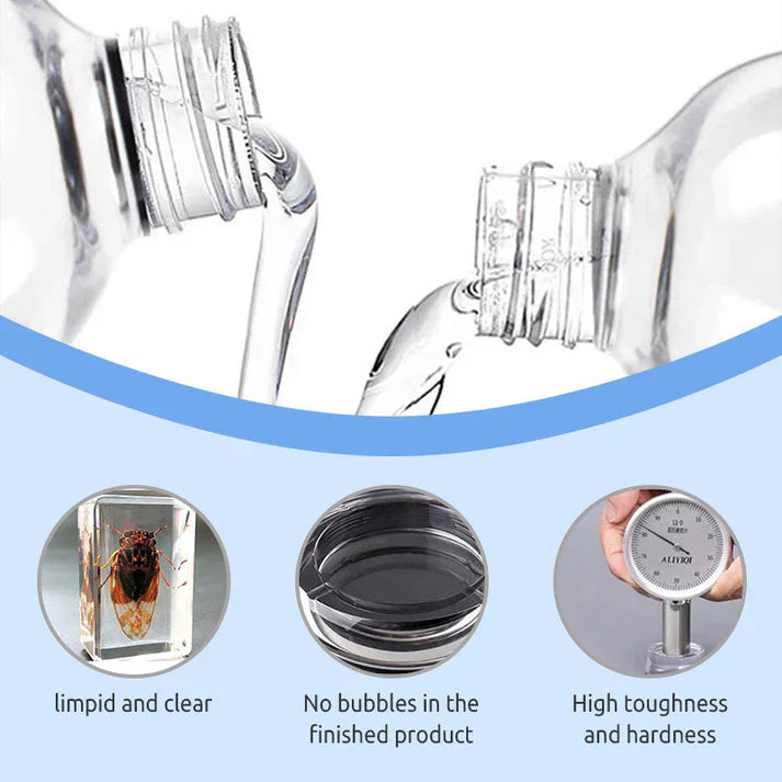 Epoxy Resin AB Glue - Transparent Drip Adhesive, Unlimited Creativity!