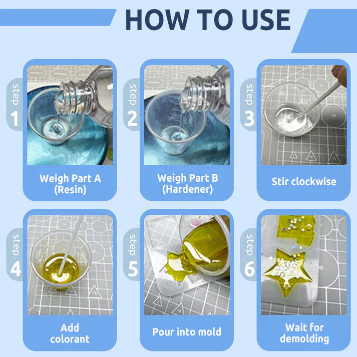 Epoxy Resin AB Glue - Transparent Drip Adhesive, Unlimited Creativity!