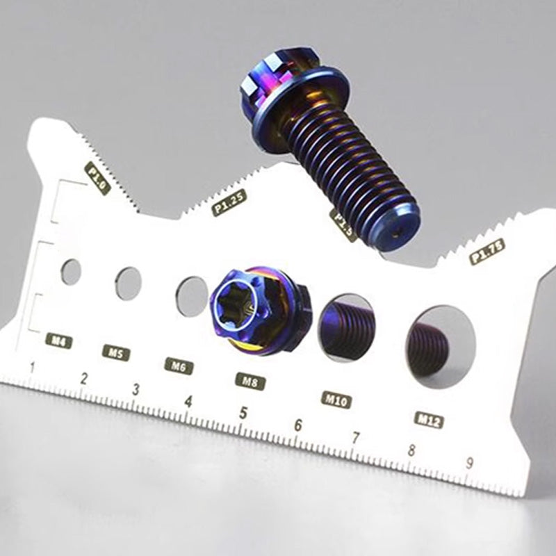 Stainless Steel Double-Sided Bolt Gauge Card（🎉Buy 2 get 1 free）