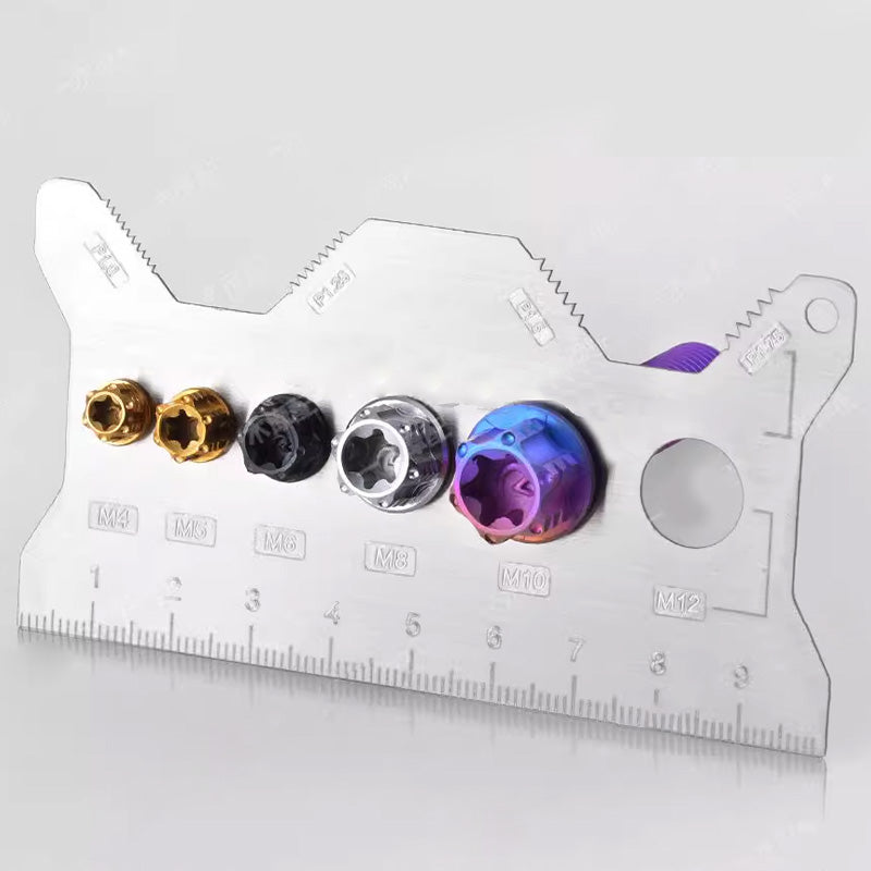 Stainless Steel Double-Sided Bolt Gauge Card（🎉Buy 2 get 1 free）