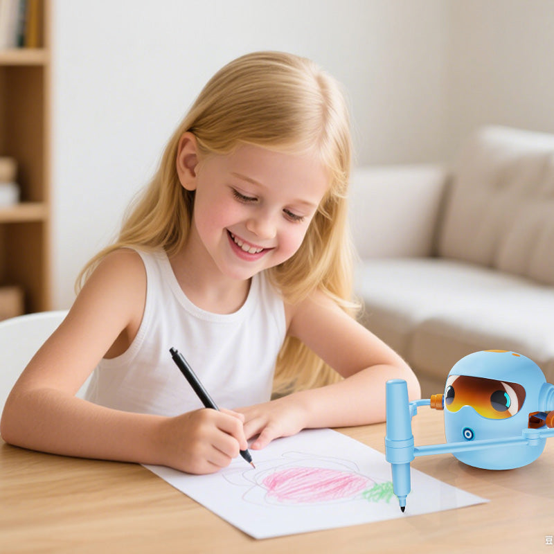 Interactive Drawing Robot for Kids with 100 Cards