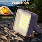 🏕️50% OFF NOW! Portable Waterproof Solar-Powered Camping Light – 3-Level Dimmable LED Outdoor Lamp, Adjustable Bracket, Long Lasting Rechargeable Light for Camping, Hiking & Emergency