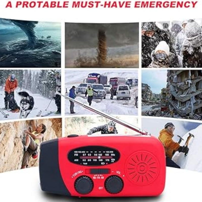 🔥2026 New Arrivals: 56% Off for Limited Time!🔥 Multifunctional Portable Solar Emergency Radio