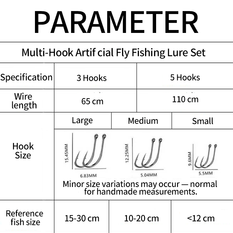 🔥Hot Sale 💥Multi-Hook Artificial Fly Fishing Lure Set