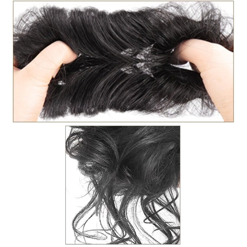 💁‍♀️LAST DAY - BUY 1 GET 1 FREE + FREE HAIRPIN!!🎁💗Messy Curly Hair Bun Scrunchie Extensions