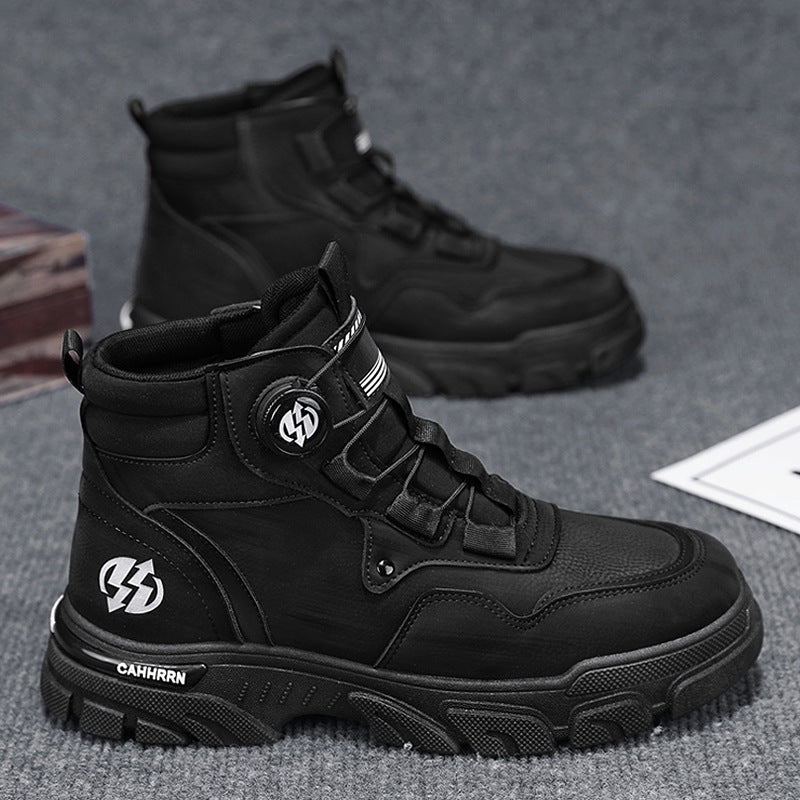 ⏳Time-limited Special⏰Men's outdoor swivel buckle work shoes（Waterproof, Anti-slip,Comfortable and Breathable）
