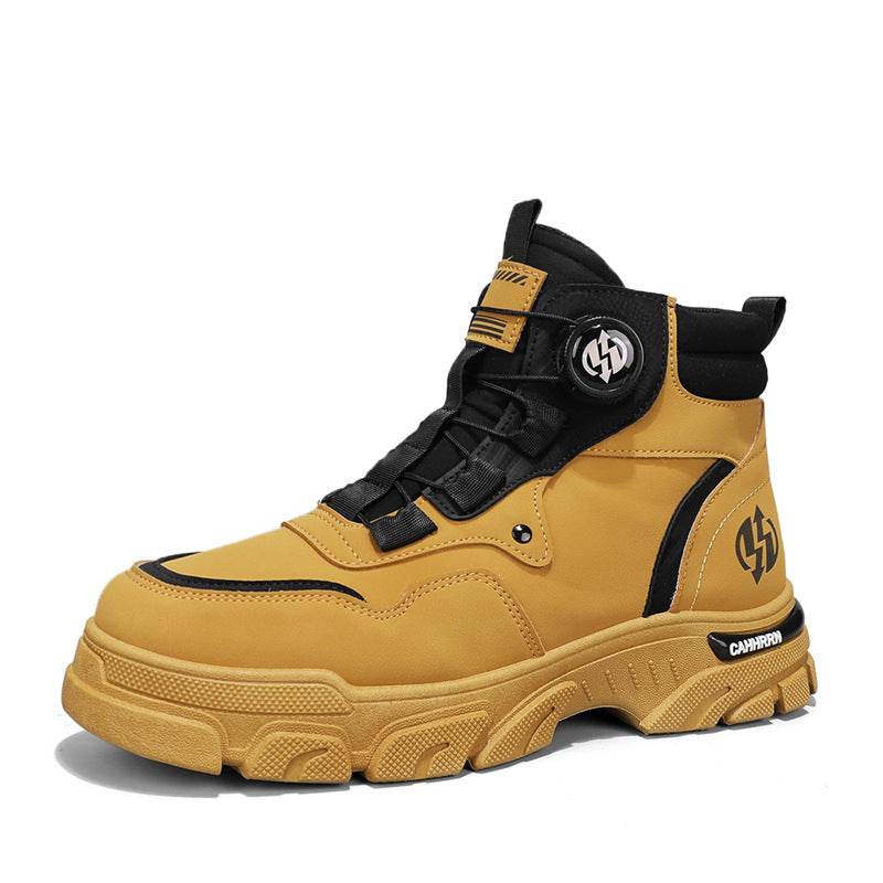 ⏳Time-limited Special⏰Men's outdoor swivel buckle work shoes（Waterproof, Anti-slip,Comfortable and Breathable）