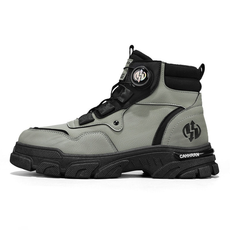 ⏳Time-limited Special⏰Men's outdoor swivel buckle work shoes（Waterproof, Anti-slip,Comfortable and Breathable）