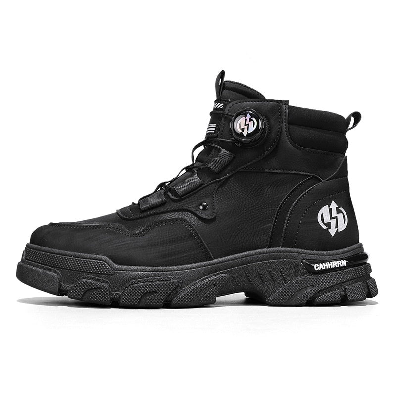 ⏳Time-limited Special⏰Men's outdoor swivel buckle work shoes（Waterproof, Anti-slip,Comfortable and Breathable）